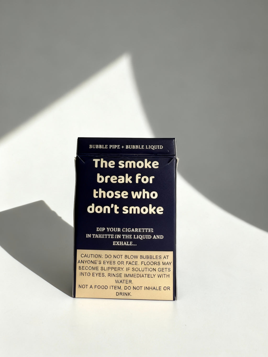 Bubbles cigarette with Camel-inspired packaging