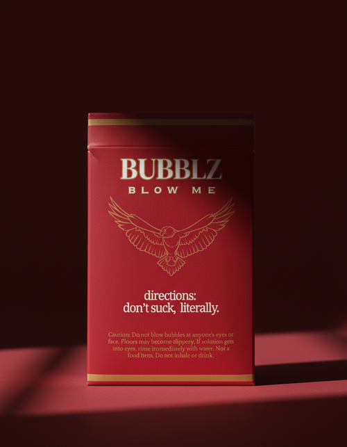 Chinese cigarette style bubbles cigarette