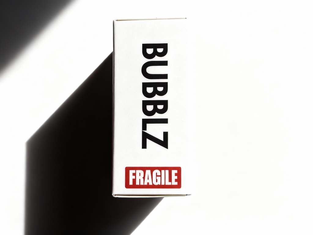 Bubbles cigarette with Lucky Strike-inspired packaging